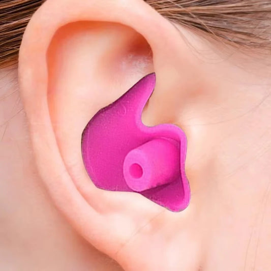 Bouchons d'Oreilles Silicone Étanches Natation – 1 Paire Souples & Durables