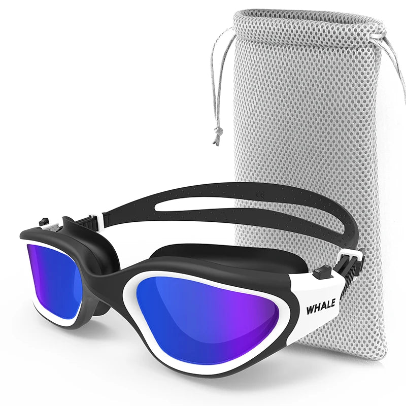 Lunettes Natation Polarisées Anti-Buée UV – Silicone Réglable
