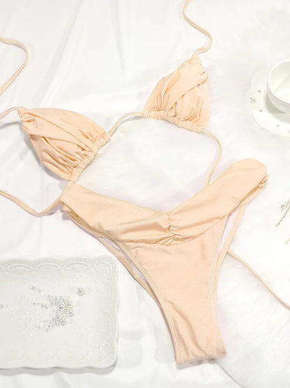 Ensemble Bikini Femme Micro Triangle – Sexy & Élégant