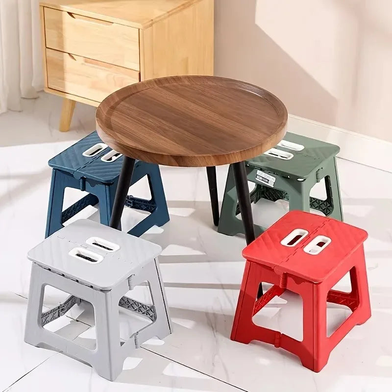 Tabouret Pliant Léger Multifonctionnel – Repose-Pieds Antidérapant