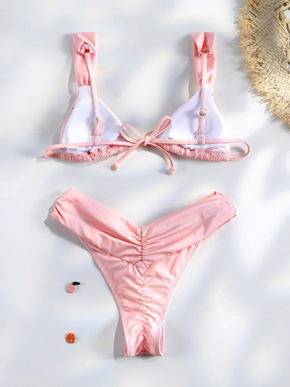 Ensemble Bikini Femme Micro Triangle – Sexy & Élégant