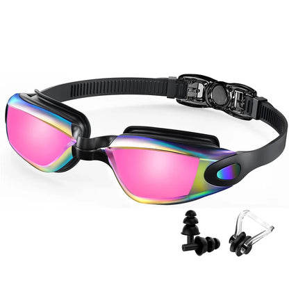 Lunettes Natation Professionnelles Anti-Buée UV – Adultes