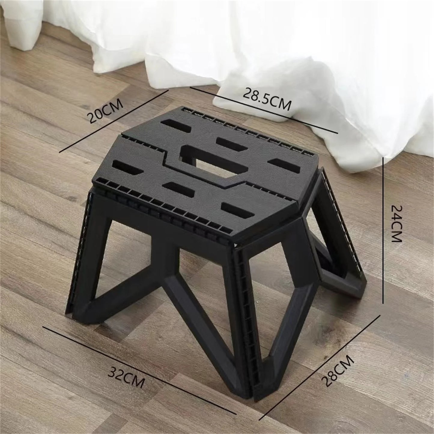 Tabouret Extérieur Pliant Portable – Solide & Multifonction
