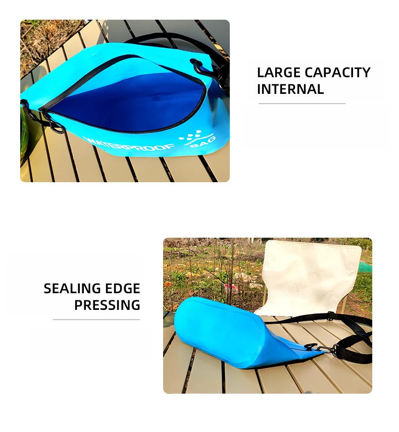 Sac Imperméable 5L – Natation, Rafting, Kayak & Randonnée