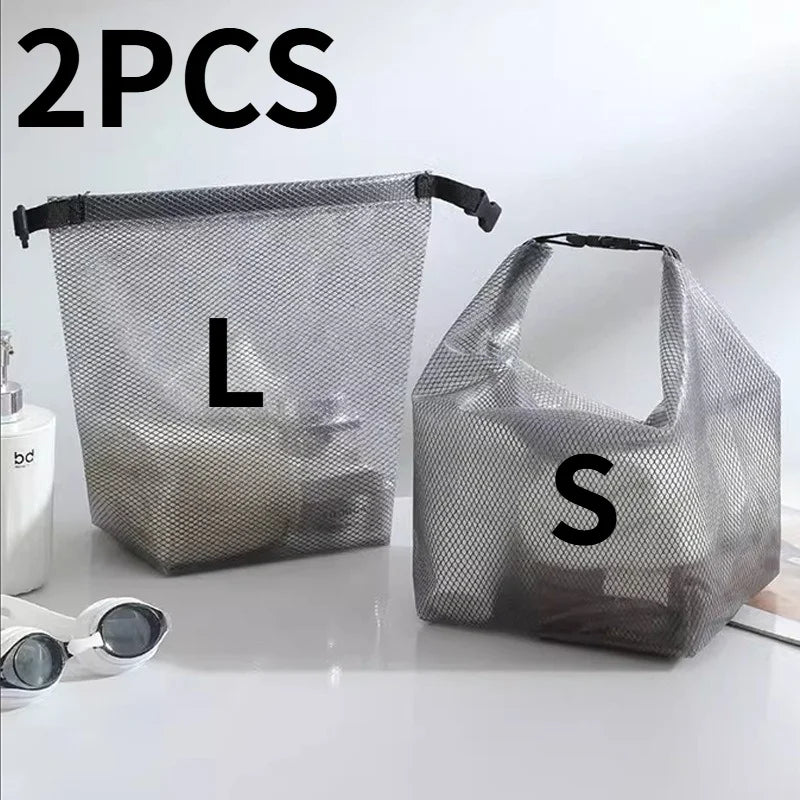 Lot 2 Sacs Étanches Portables – Natation, Sport & Cosmétique Grande Capacité