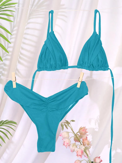 Ensemble Bikini Femme Micro Triangle – Sexy & Élégant