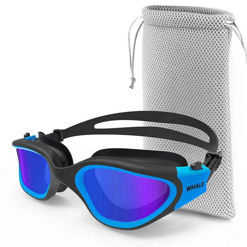 Lunettes Natation Polarisées Anti-Buée UV – Silicone Réglable