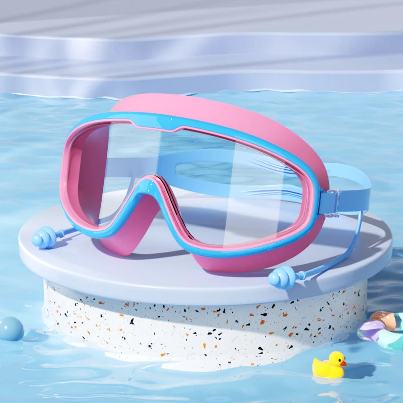 Lunettes Natation Enfant Anti-Buée UV – Grand Cadre HD