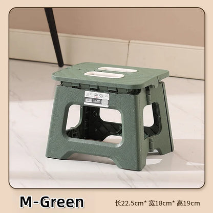 Tabouret Pliant Léger Multifonctionnel – Repose-Pieds Antidérapant