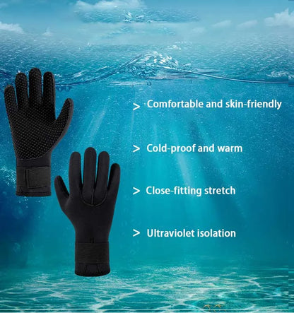 Gants Néoprène 3mm Plongée Anti-Coupures – Surf & Kayak