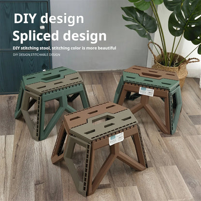 Tabouret Extérieur Pliant Portable – Solide & Multifonction