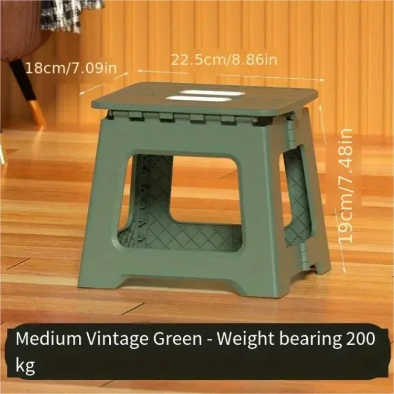Tabouret Pliant Léger Multifonctionnel – Repose-Pieds Antidérapant