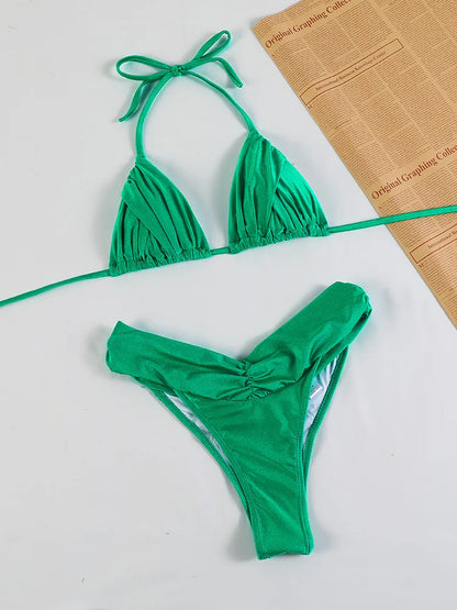 Ensemble Bikini Femme Micro Triangle – Sexy & Élégant