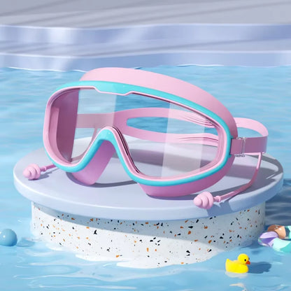 Lunettes Natation Enfant Anti-Buée UV – Grand Cadre HD
