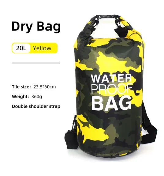 Sac À Dos Étanche 30L/15L – Kayak, Natation & Plein Air