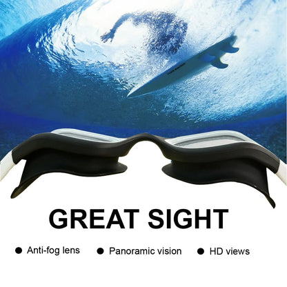 Lunettes Natation Polarisées Anti-Buée UV – Silicone Réglable