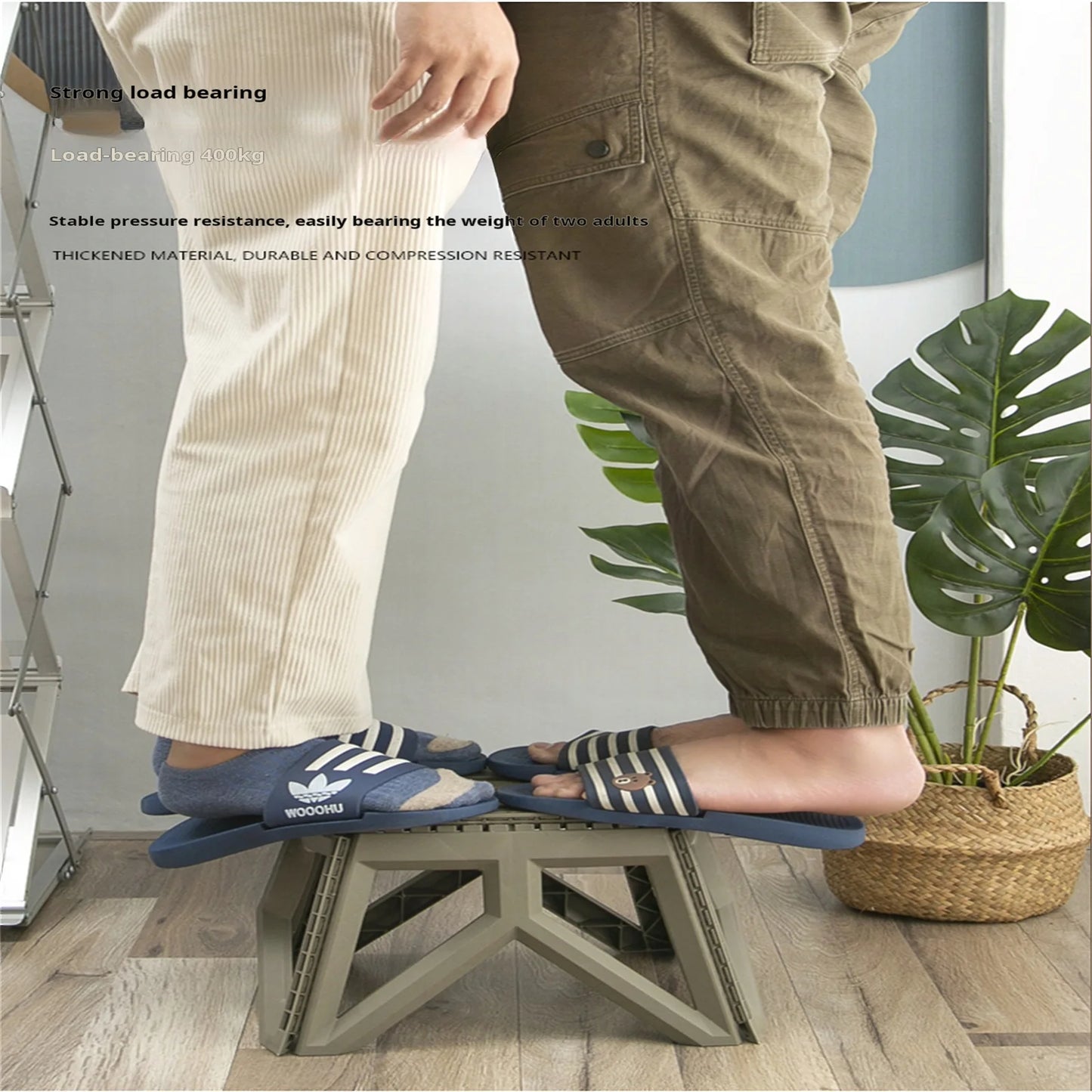 Tabouret Extérieur Pliant Portable – Solide & Multifonction