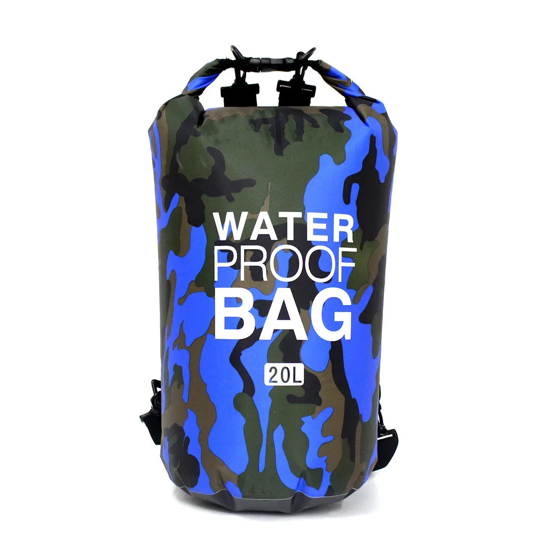 Sac Étanche Camouflage 2-30L – Plongée, Rafting & Trekking