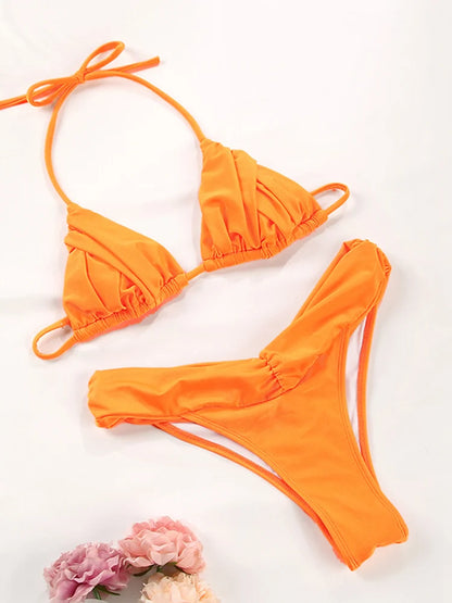 Ensemble Bikini Femme Micro Triangle – Sexy & Élégant