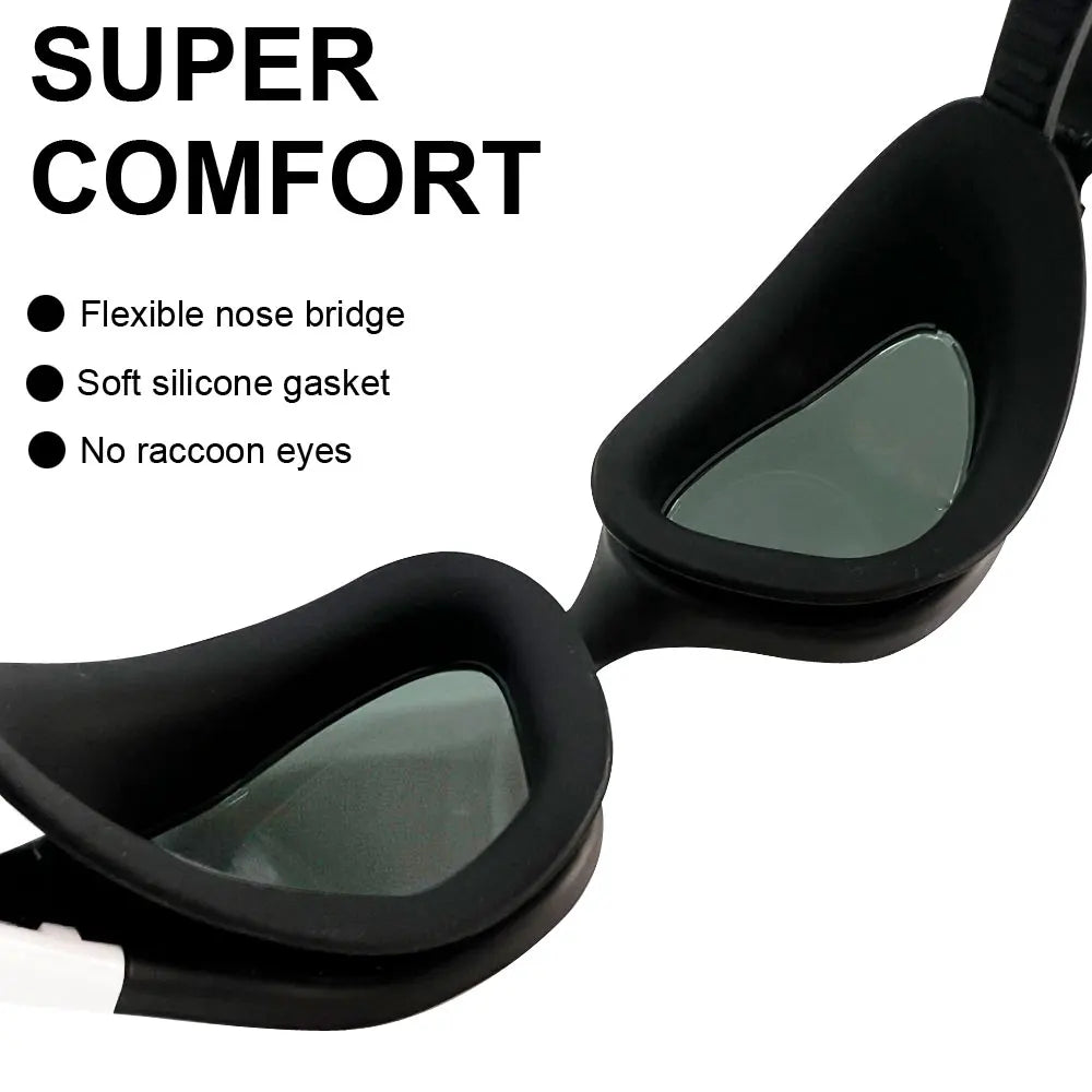 Lunettes Natation Polarisées Anti-Buée UV – Silicone Réglable