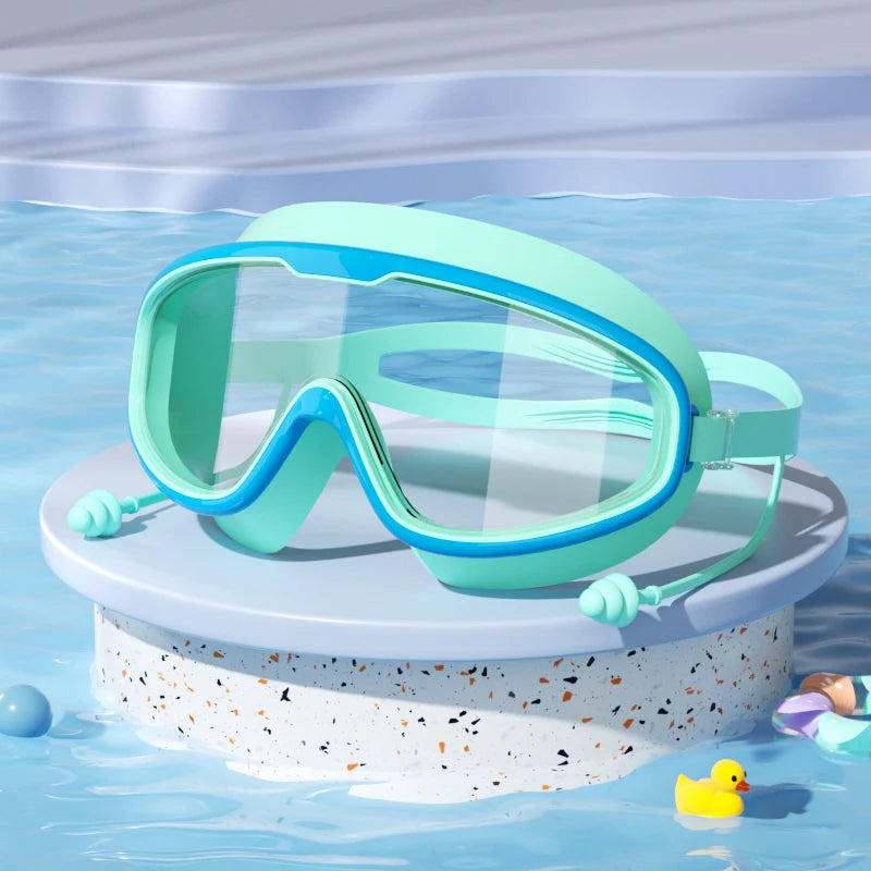 Lunettes Natation Enfant Anti-Buée UV – Grand Cadre HD