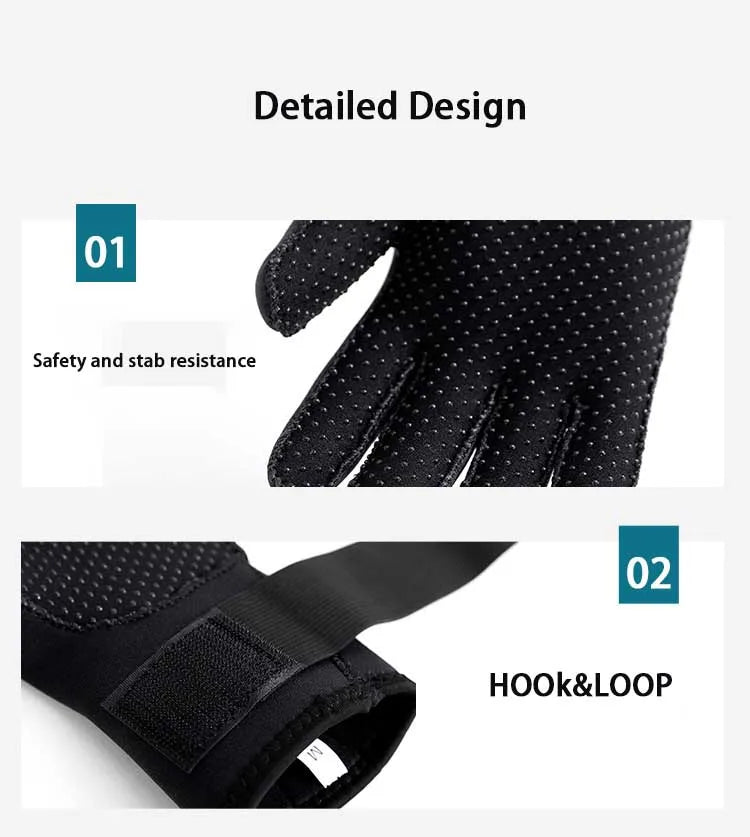 Gants Néoprène 3mm Plongée Anti-Coupures – Surf & Kayak