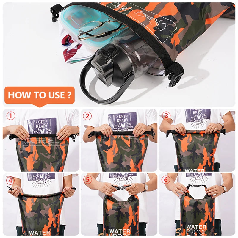 Sac À Dos Étanche 30L/15L – Kayak, Natation & Sports Outdoor