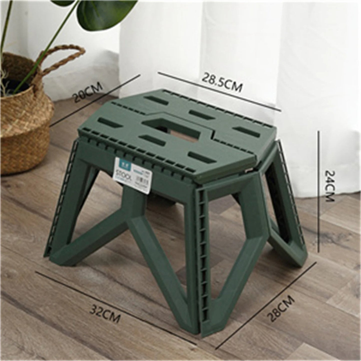 Tabouret Extérieur Pliant Portable – Solide & Multifonction