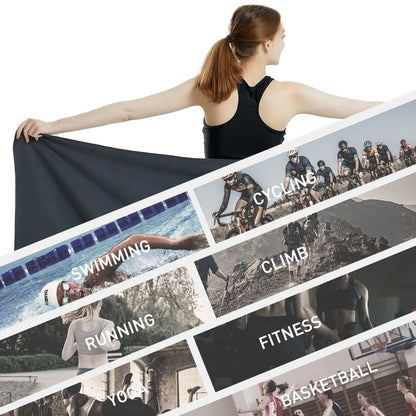 Serviette Microfibre Séchage Rapide – Plage, Yoga & Sport