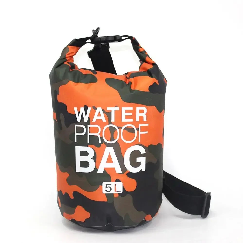 Sac Étanche Camouflage 2-30L – Plongée, Rafting & Trekking
