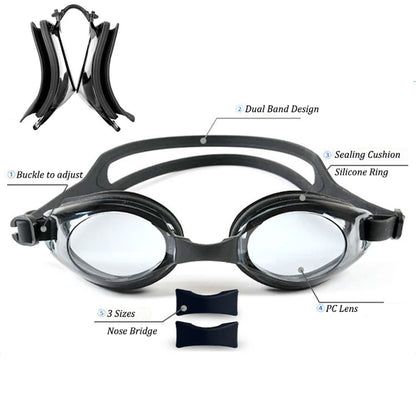 Lunettes Natation Myopie Anti-Buée UV – Hommes & Femmes
