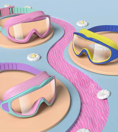 Lunettes Natation Enfant Grand Angle Étanches – UV & Anti-Buée