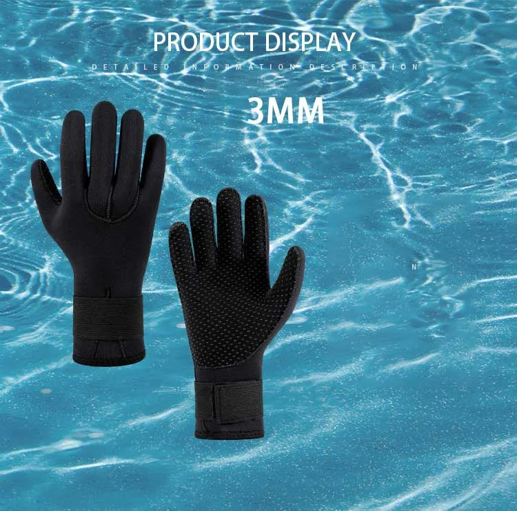 Gants Néoprène 3mm Plongée Anti-Coupures – Surf & Kayak