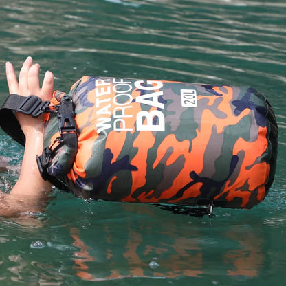 Sac Étanche Camouflage 2-30L – Plongée, Rafting & Trekking