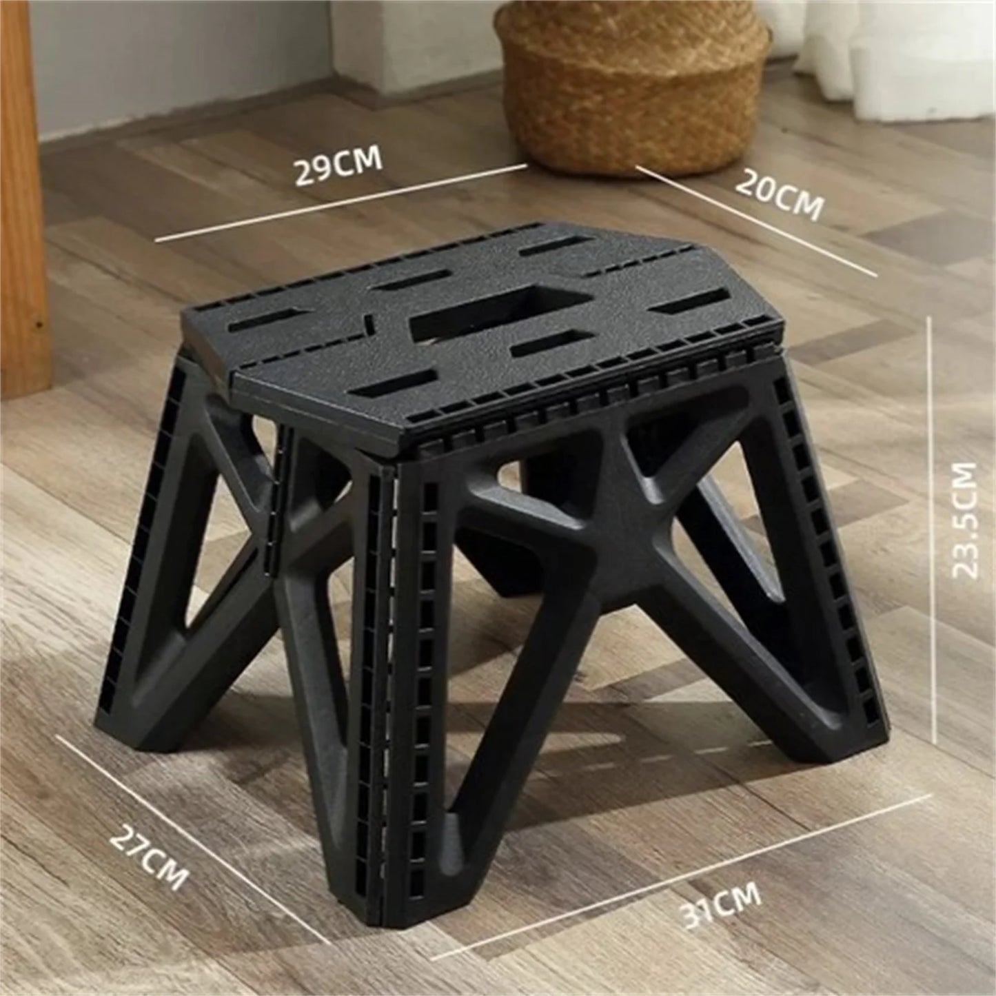 Tabouret Extérieur Pliant Portable – Solide & Multifonction