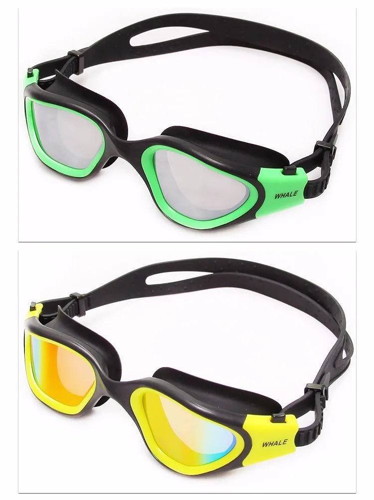Professional Adult Anti-fog UV protection Lens Men Women Swimming Goggles Waterproof Adjustable Silicone swim Glasses in pool