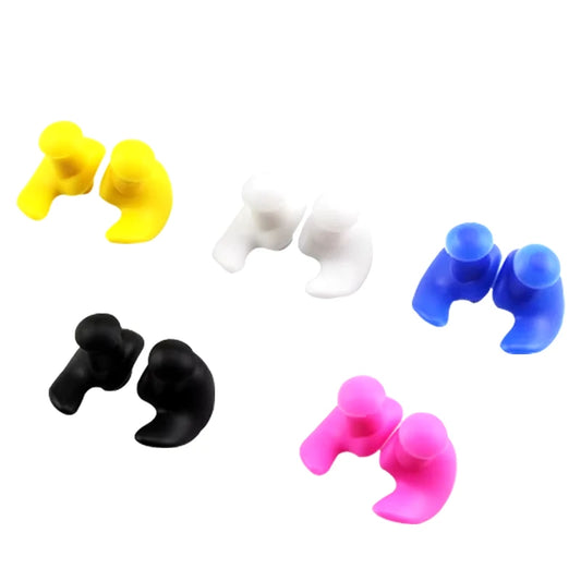 Bouchons d'Oreilles Silicone Étanches Natation – 1 Paire