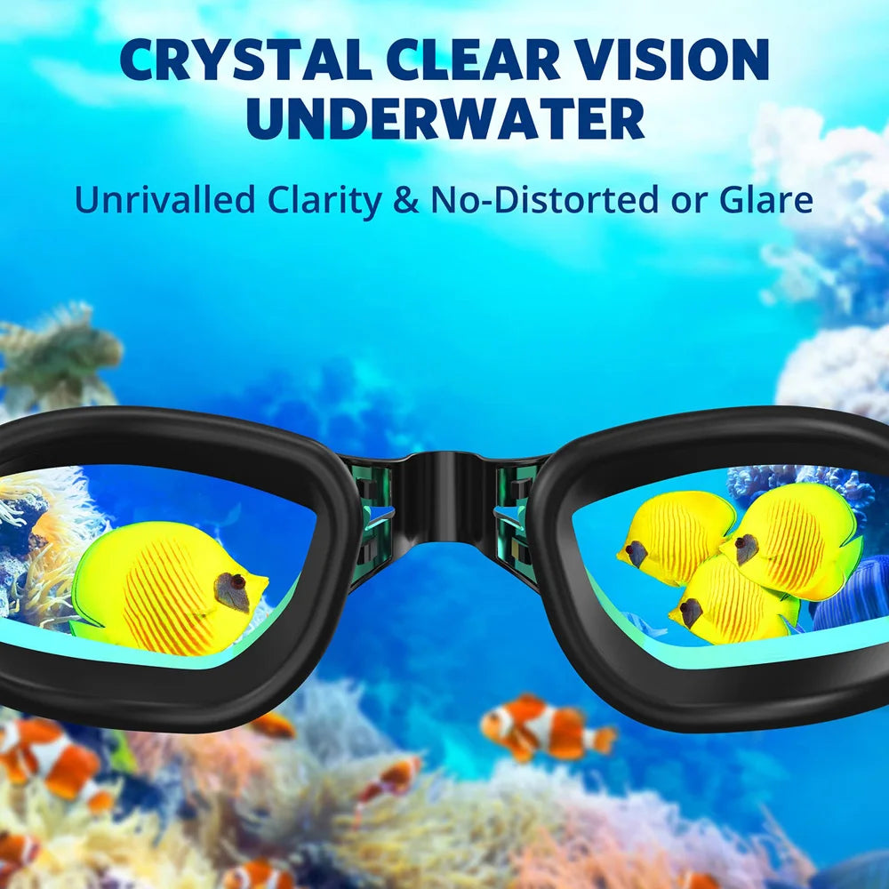 Lunettes Natation Professionnelles Anti-Buée UV – Adultes